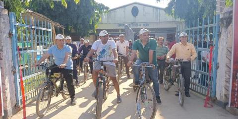 Cycle Rally in respect of SSR-2023 under Udaipur Sub-Division (Awareness among youth)
