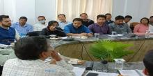 DM Gomati taking meeting on election preparations related activities in Amarpur