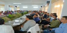 DM Gomati taking meeting on election preparations related activities in Amarpur